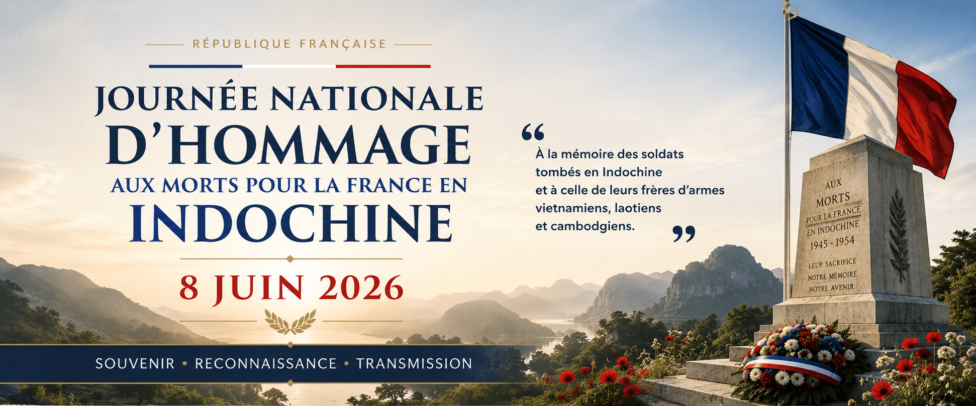 Journée nationale d’hommage aux morts pour la France en Indochine