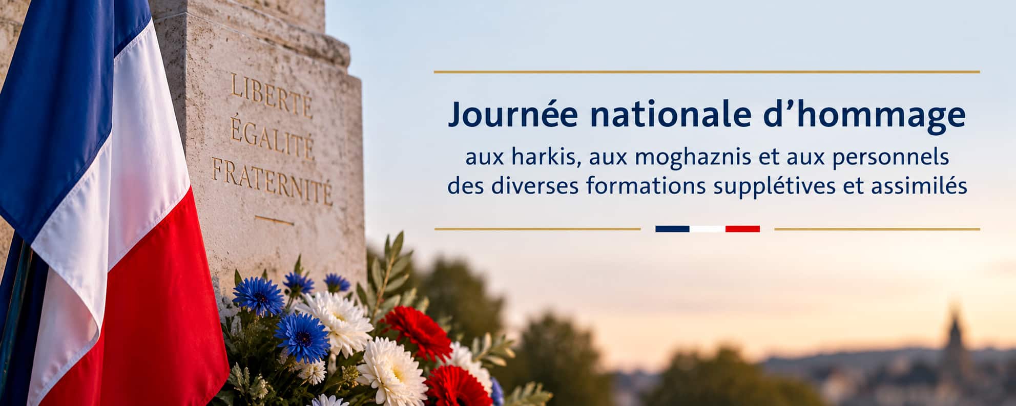 Journée nationale d’hommage aux harkis, aux moghaznis et aux personnels des formations supplétives et assimilés