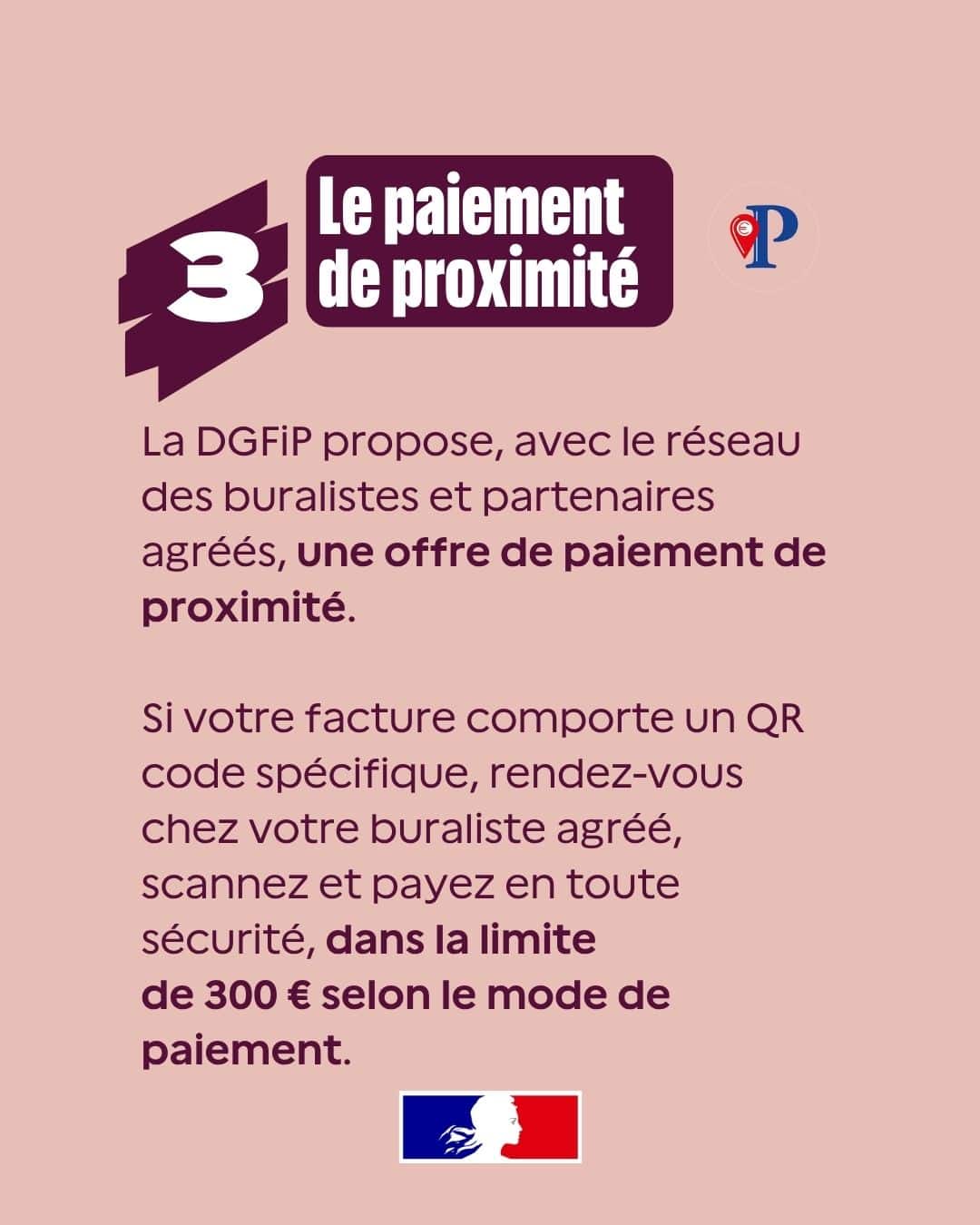 Visuel officiel : le paiement de proximité auprès des buralistes et partenaires agréés.