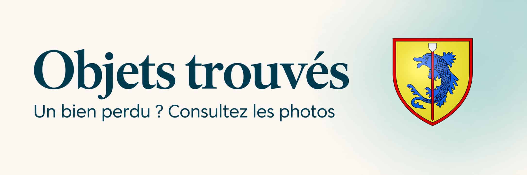 Objets trouvés : un bien perdu ? Consultez les photos.